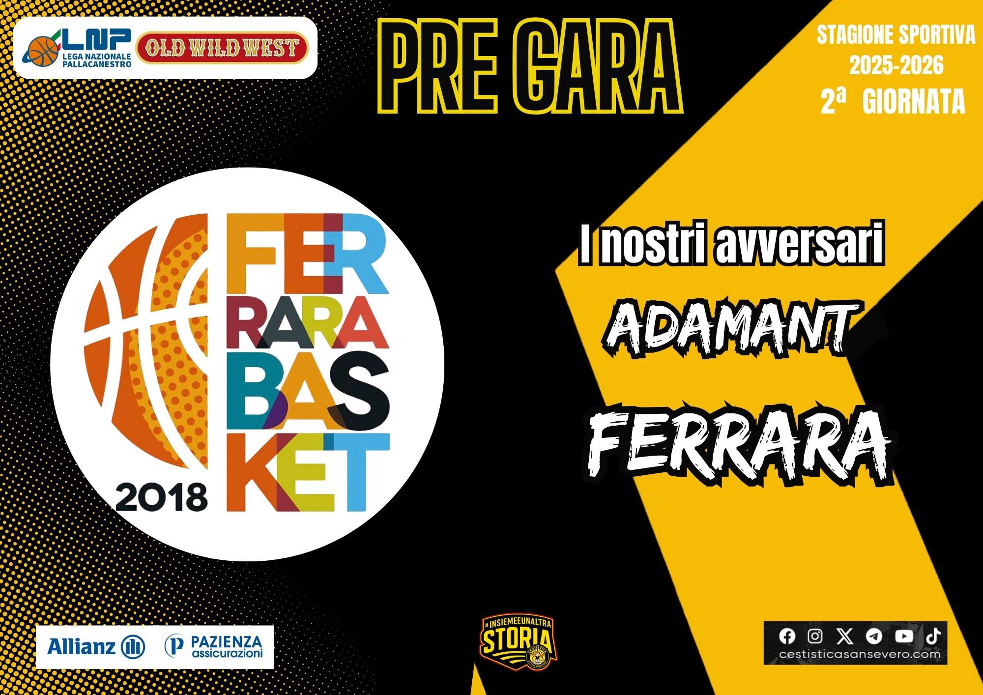 Apre Casa Cestistica: arriva Ferrara!