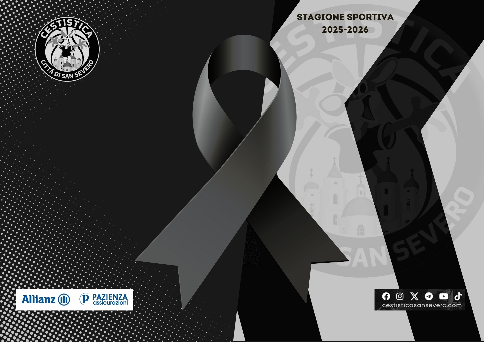 L’abbraccio dell’intera Cestistica alla famiglia Romagnuolo per la perdita della cara mamma Delia