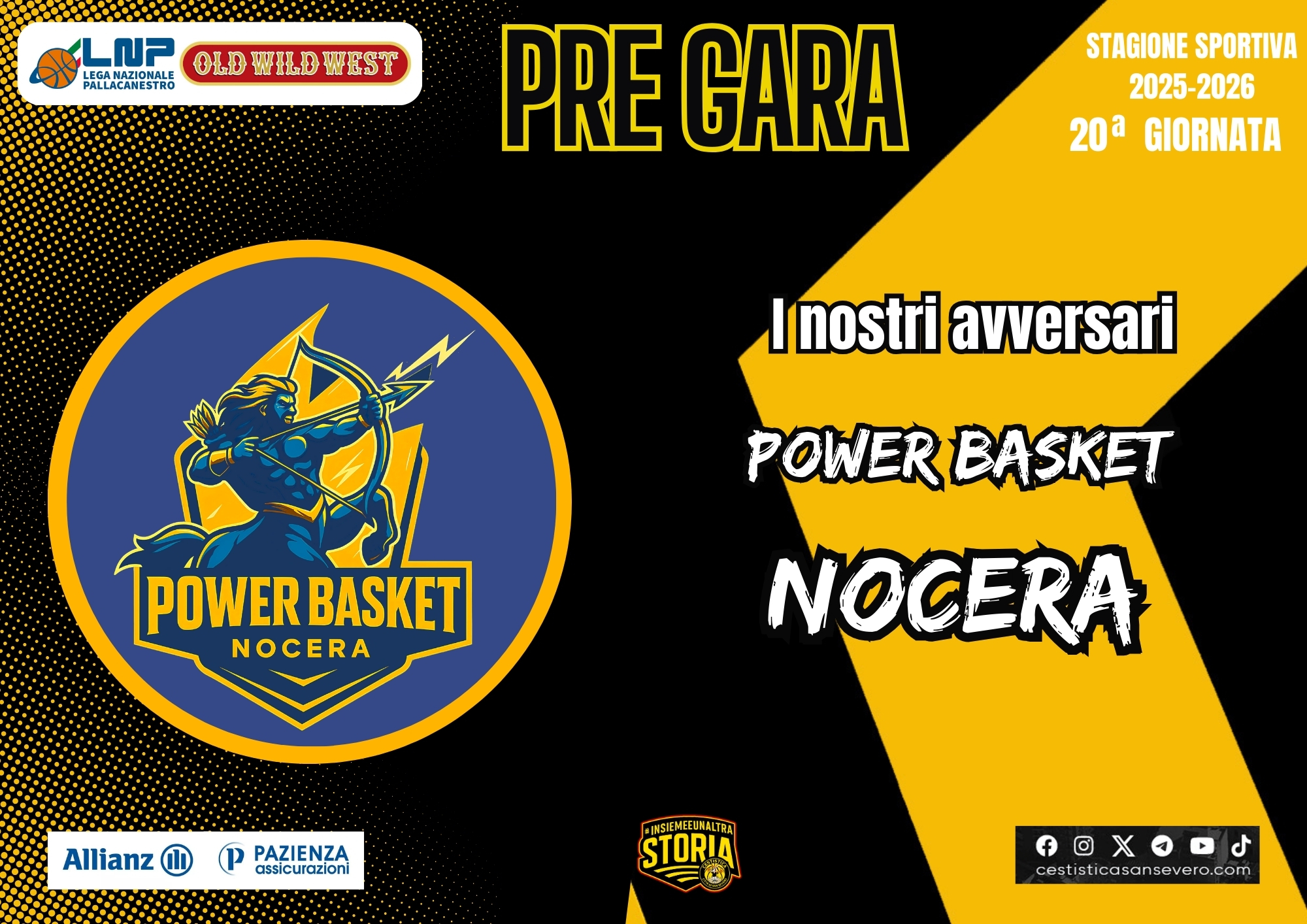 La Allianz Pazienza a Nocera per partire col botto