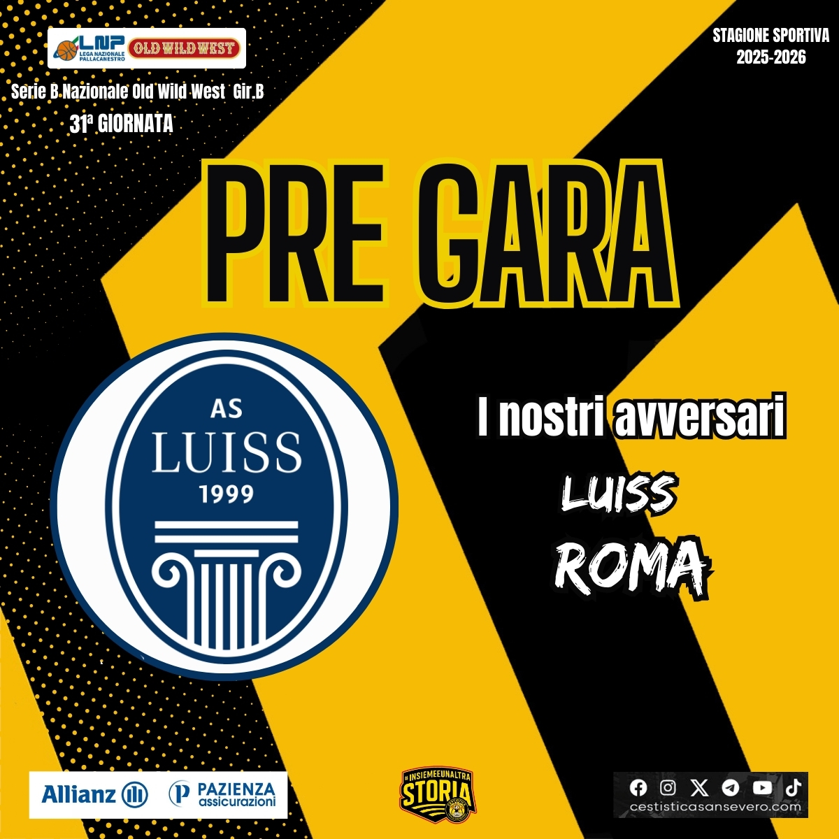 La Allianz Pazienza “sui banchi” della Luiss