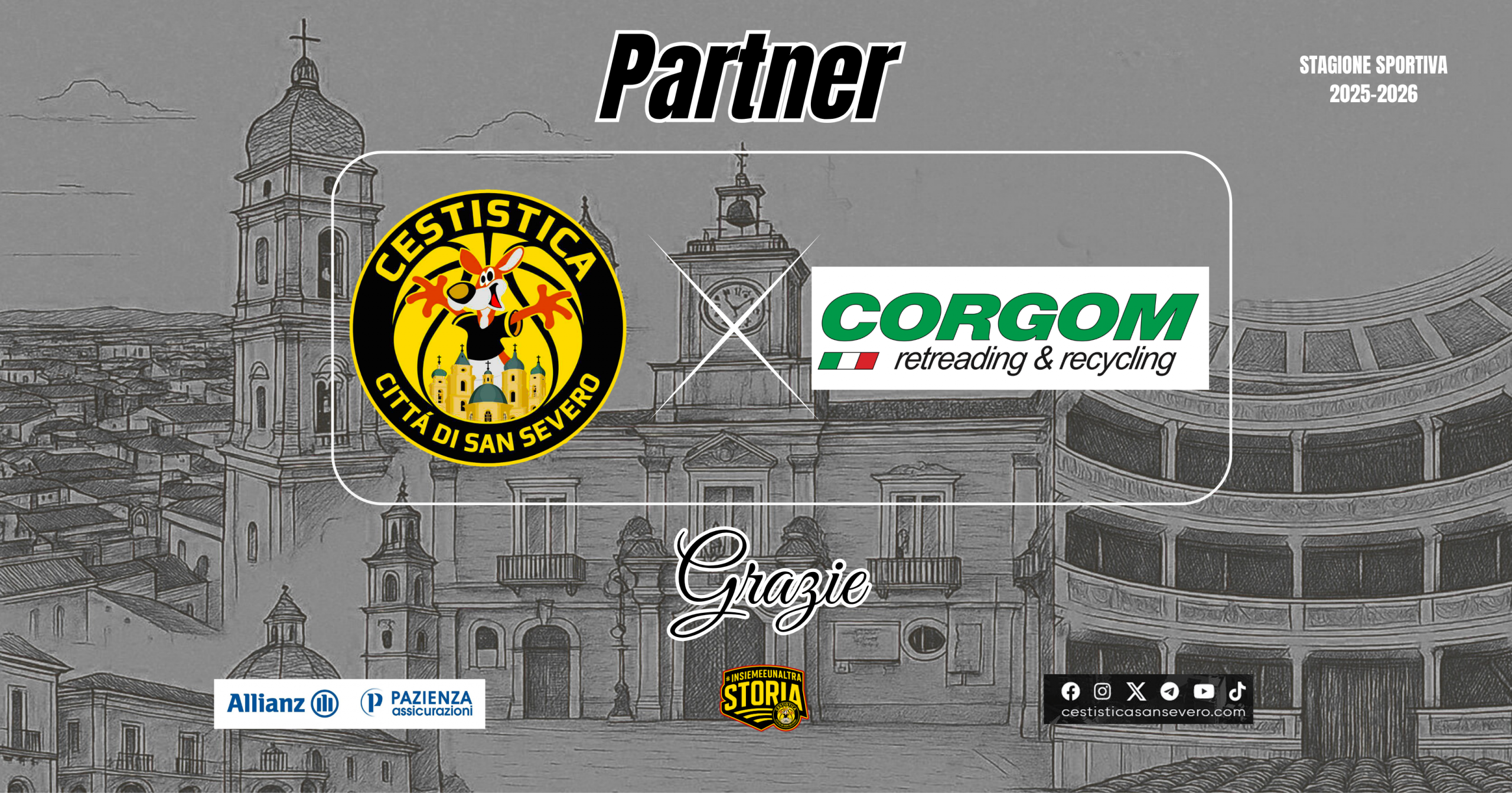 Nuovo accordo con Corgom Srl: l’Allianz Pazienza cresce anche fuori dal campo, nel cuore dei playoff