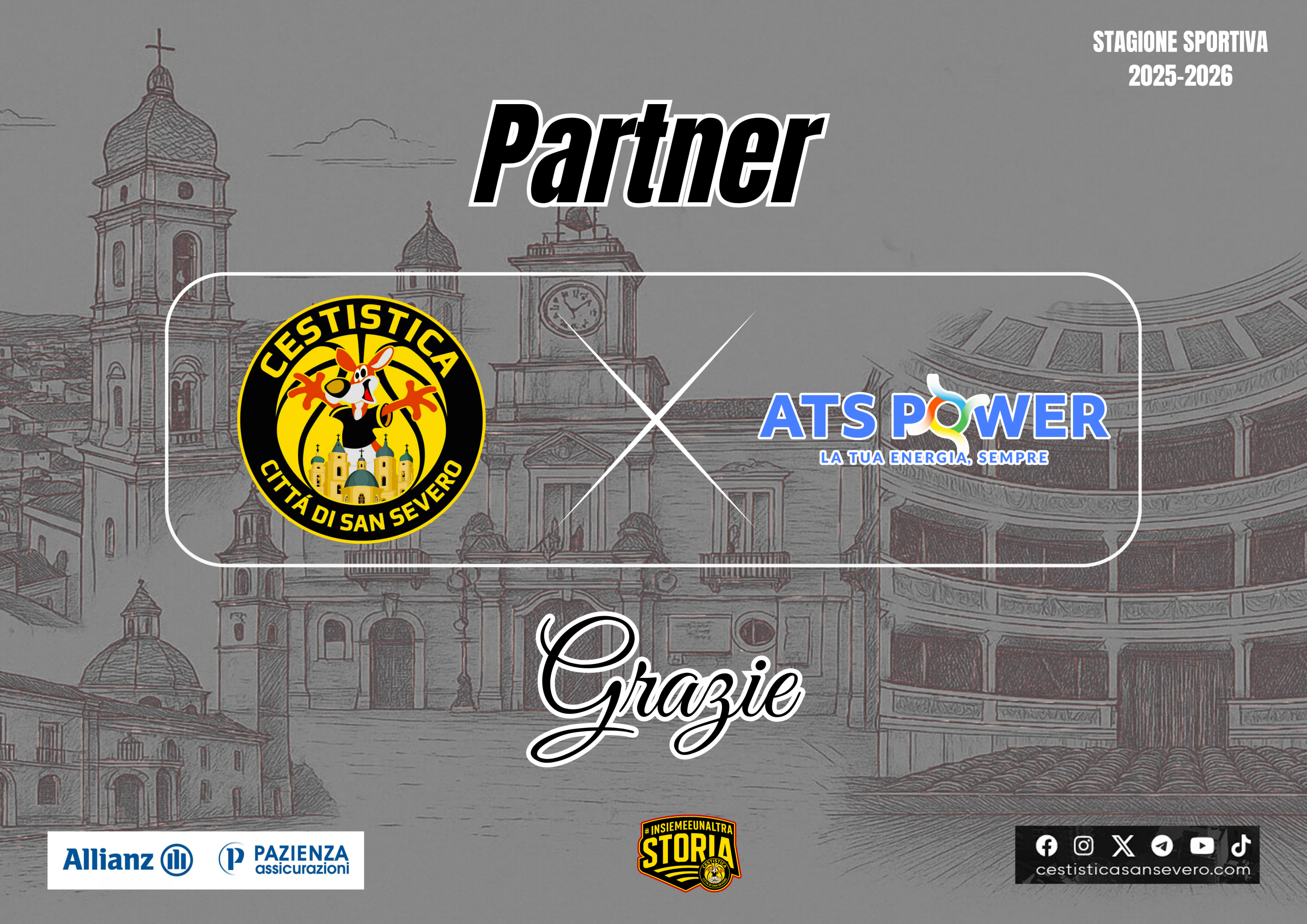 Quando il territorio fa squadra: Allianz Pazienza e ATS Power! Una nuova partnership strategica per i playoff e lo sguardo al domani