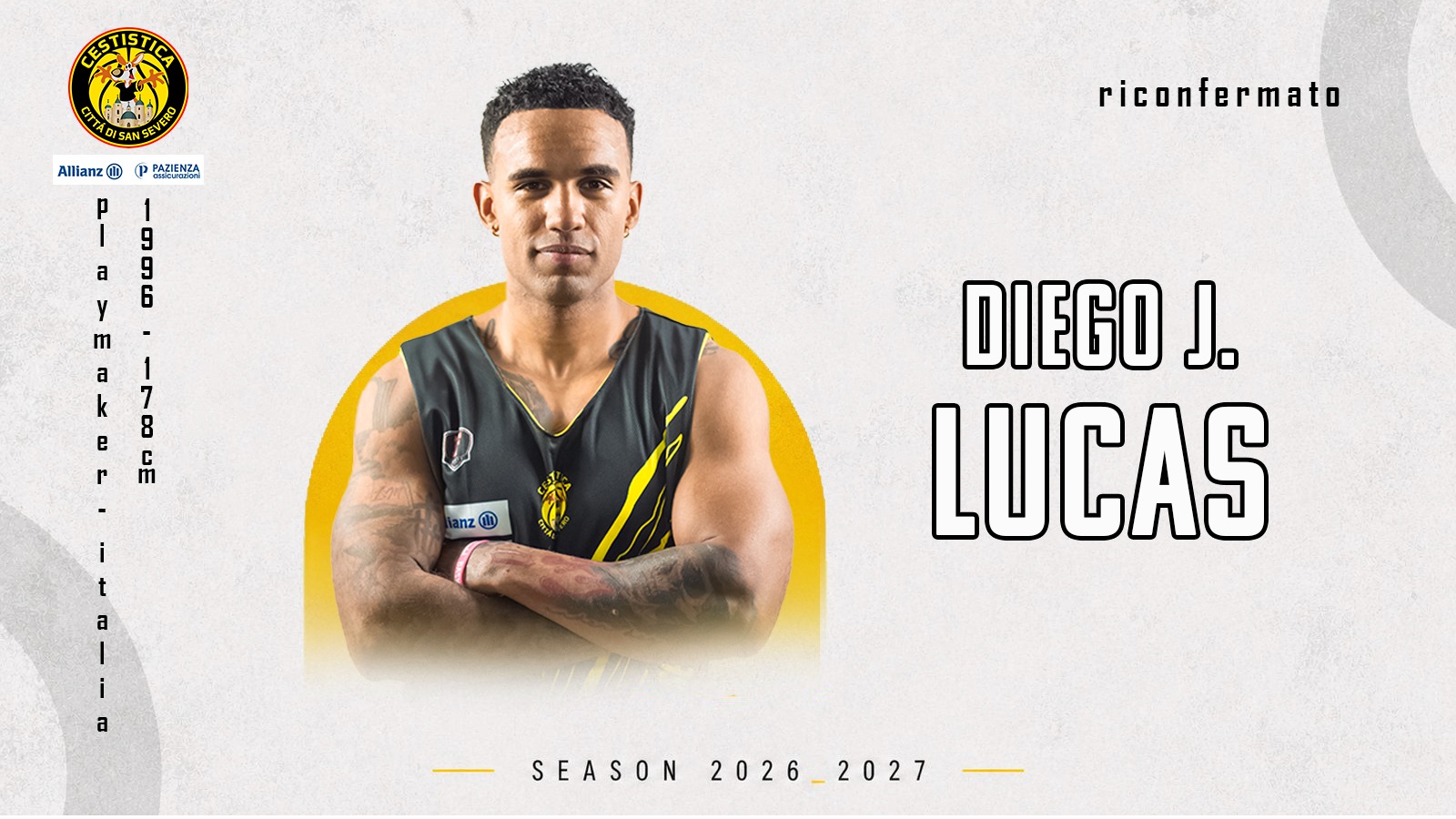 L’Allianz Pazienza si tiene stretto Jordan Lucas. Rinnovato l’accordo col play/guardia